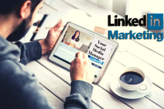 manage your linkedin business  or profile page