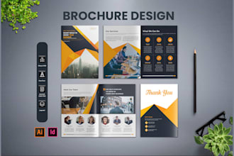 design business brochure, company profile, proposal, annual report, catalog