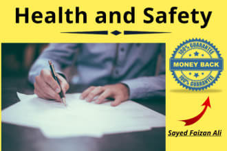 write safety policy and fire risk assessment