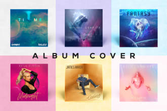 design unique album cover for you