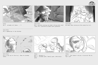 create a storyboard for animation