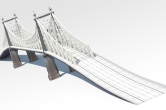 design a 3d bridge