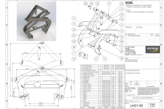 do 3d modeling and 2d drawing in solidworks, fusion 360, catia, creo, inventor