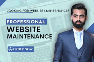 provide maintenance and support or help for your wordpress website