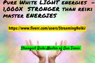 do pure white light energies higher than master reiki