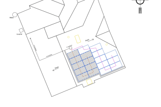 draw panel layouts for solar pv projects in autocad