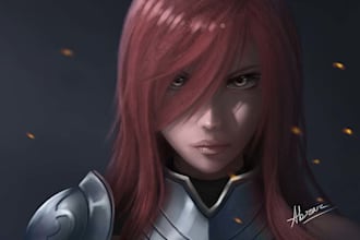 do digital art portraits