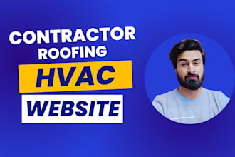 create roofing, contractor, construction, hvac, electrician, plumbing website
