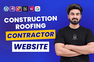 build contractor construction plumbing roofing electrician website design