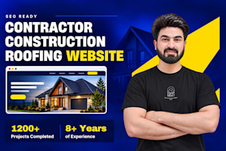 create a contractor construction remodeling roofing website
