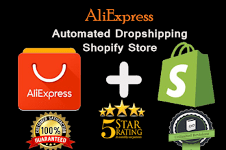 create automated shopify aliexpress dropship store