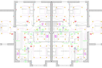 electrical design, autocad drawings of building projects