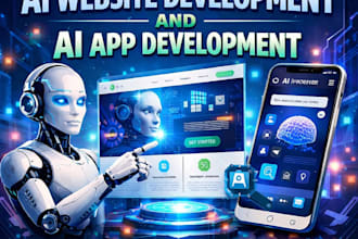 do ai website development and ai app development