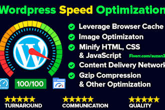 optimize the wordpress website speed