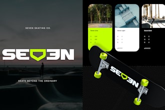 design a modern minimalist logo with premium 3d mockups