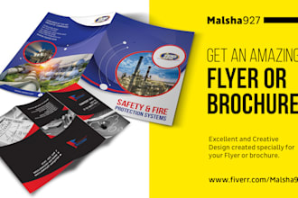 design flyer, poster or brochure