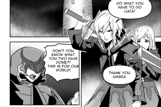 draw comic page and webtoon panel for you