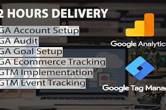 setup google analytics and tag manager for event tracking