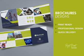 design professional flyers, brochures, postcards or leaflets