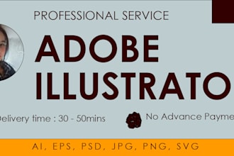 vectorize, create 3d illustrations, recreate art in all formats