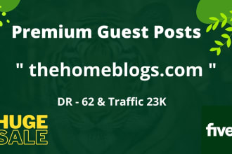 do guest post on home improvement or interior design site