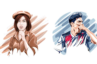 create an amazing vector pop art hope style