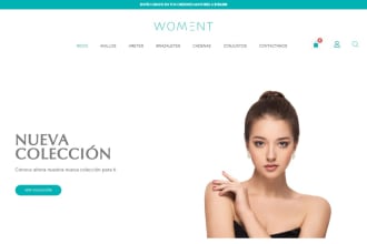 design and create a ecommerce using woocommerce online store