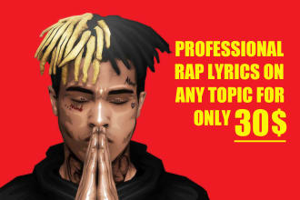 ghostwrite your rap song lyrics on any topic