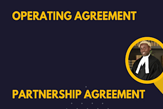 draft professional operating agreement or partnership agreement