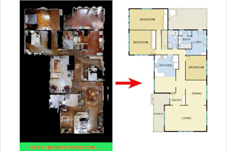 create floor plan by link matter port