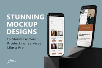 design realistic mockups to showcase your products perfectly