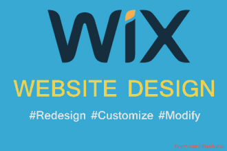 create or redesign wix website for your business or personal