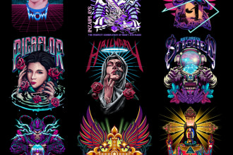 create japanese or anime streetwear style for t shirt