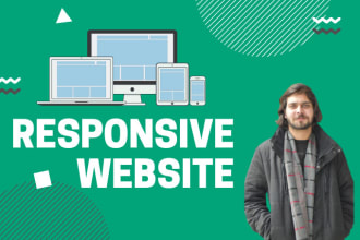 design and develop a responsive website