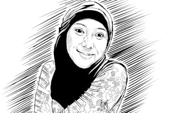 drAW your photo to cartoon in my style