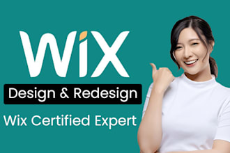 design wix or redesign a wix website design or wix online store