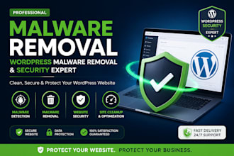 fix hacked wordpress site with malware removal and wordpress security