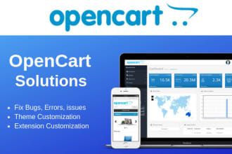 expertly fix opencart errors, bugs, and customization issues