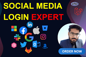 integrate google, facebook, apple, or twitter login