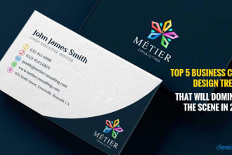 design modern business card designs for you in just 4 hours