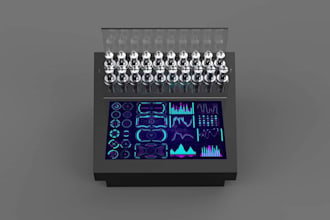 create machine, mechanical part from 2d  drawing