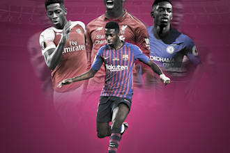 do any sport poster design, wallpaper for phone or pc