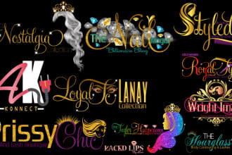 do hair salon,hair extensions logo