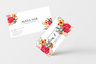 fast design business card doube sided