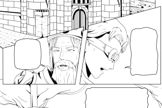 make a great comic or manga page for you