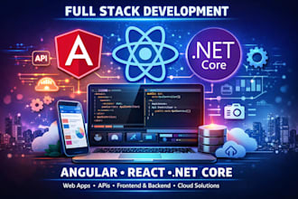 be your full stack angular, react and asp net core developer