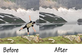 remove an object or person from an image with photoshop