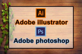 assist you in adobe illustrator and photoshop related tasks