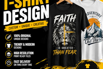 make a custom t shirt design, typography and streetwear