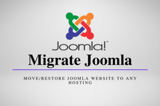 migrate or restore your joomla website